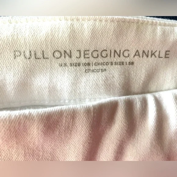 Chico’s Pull-On Denim Ankle Jeggings - Picture 7 of 7